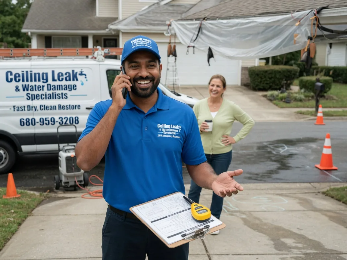 Ceiling Leak Cleanup Shacklefords, VA FAQs